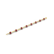 Stardust Designer Bracelet - Ruby Emerald
