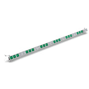 Stellar Tennis Bracelet - Emerald Princess