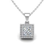 Divine Halo Pendant - Diamond Princess