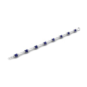 Stardust Designer Bracelet - Blue Sapphire Princess