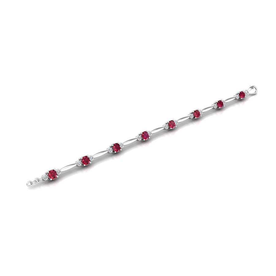 Stardust Designer Bracelet - Ruby Round