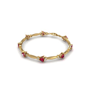 Stardust Designer Bracelet - Ruby Trillion