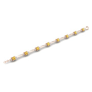 Stardust Designer Bracelet - Yellow Sapphire Princess
