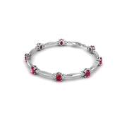 Stardust Designer Bracelet - Ruby Oval