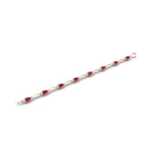 Stardust Designer Bracelet - Ruby Pear