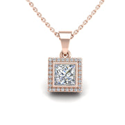 Divine Halo Pendant - Diamond Princess