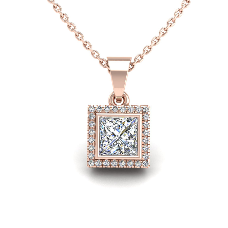 Divine Halo Pendant - Diamond Princess