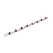 Stardust Designer Bracelet - Ruby Oval