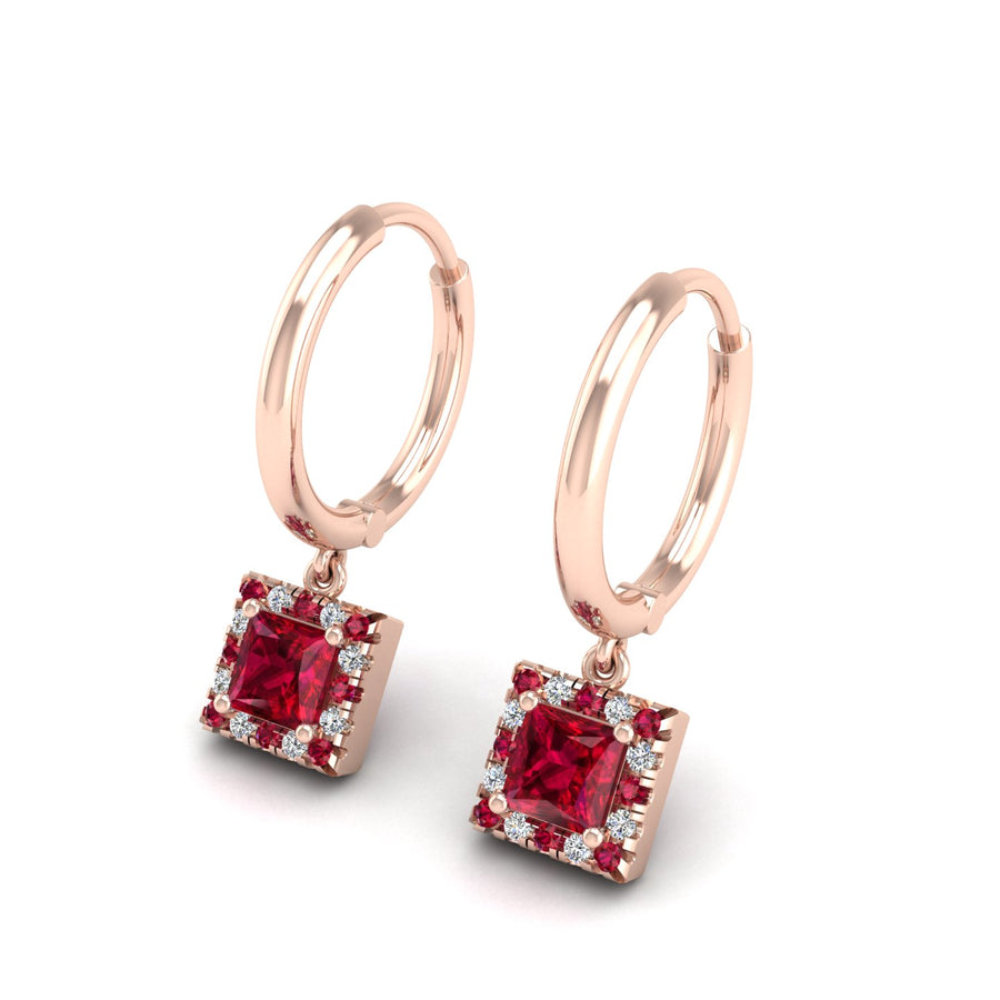 Mystic Hoop Earrings - Halo - Ruby Princess