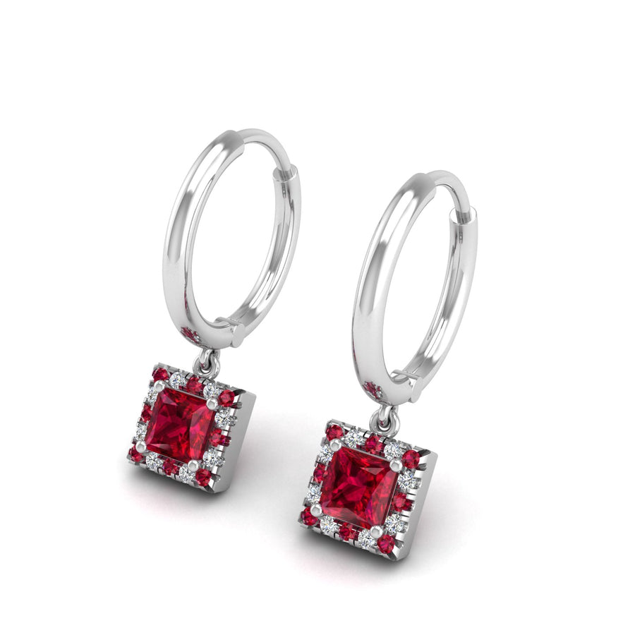 Mystic Hoop Earrings - Halo - Ruby Princess