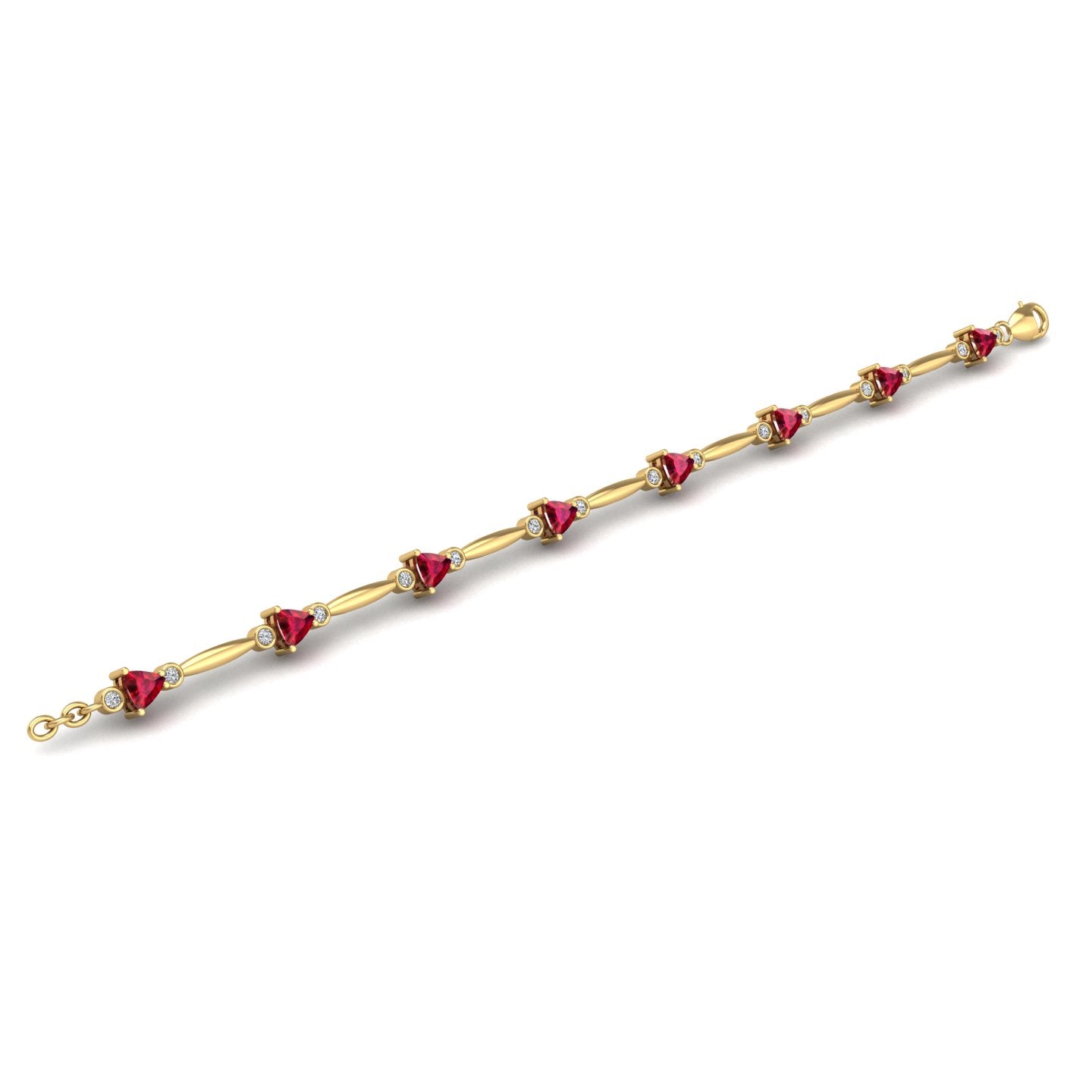 Stardust Designer Bracelet - Ruby Trillion