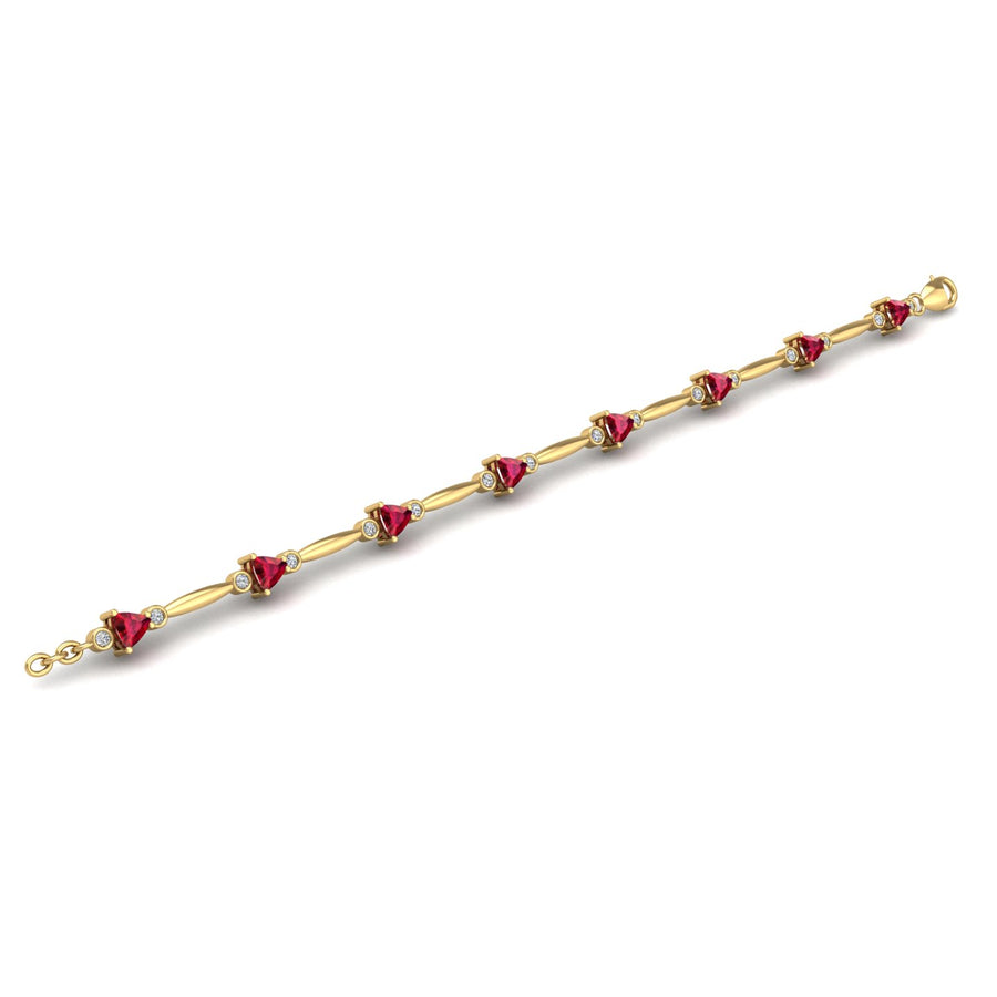 Stardust Designer Bracelet - Ruby Trillion