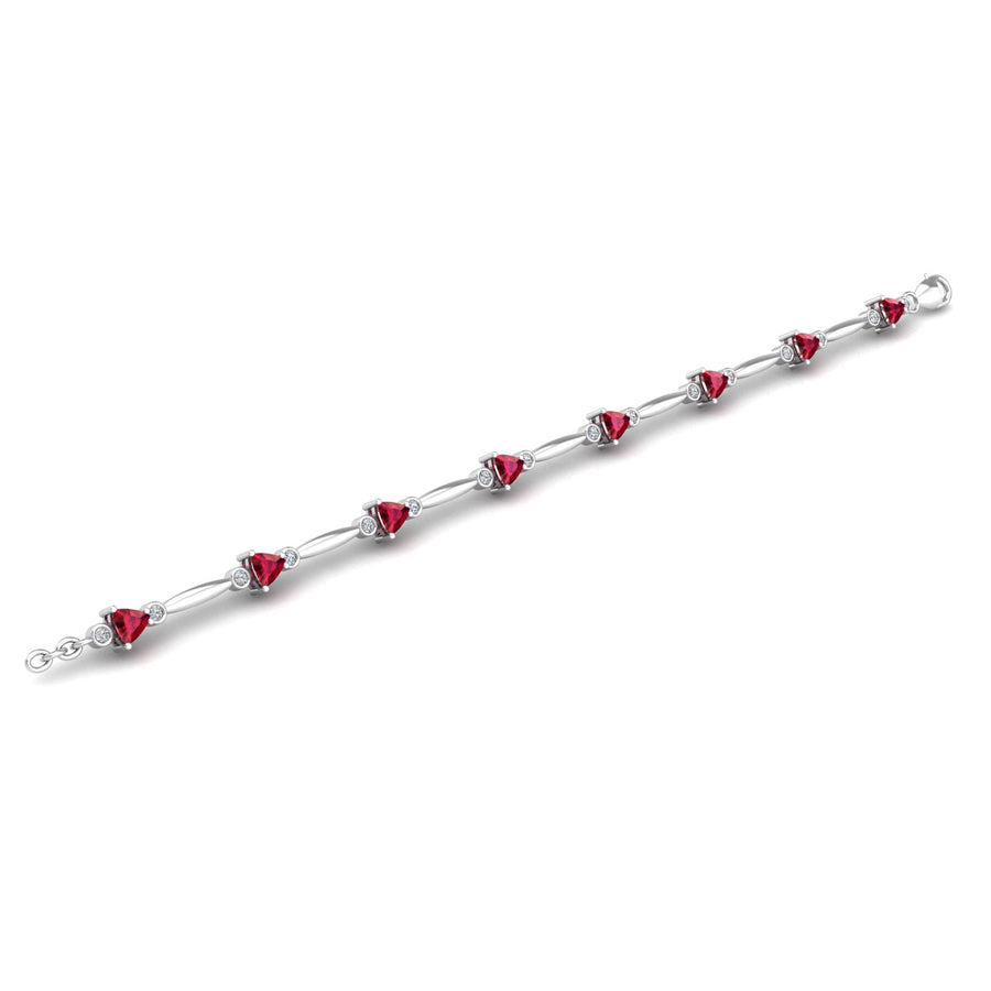 Stardust Designer Bracelet - Ruby Trillion