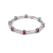 Stardust Designer Bracelet - Ruby Emerald
