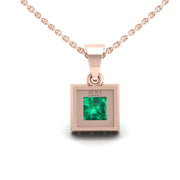 Divine Halo Pendant - Emerald Princess
