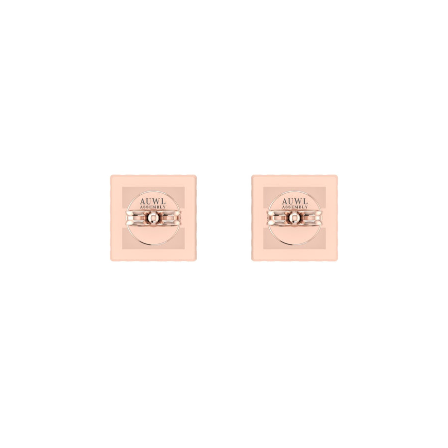 Cosmic Stud Earrings - Halo - Diamond Princess