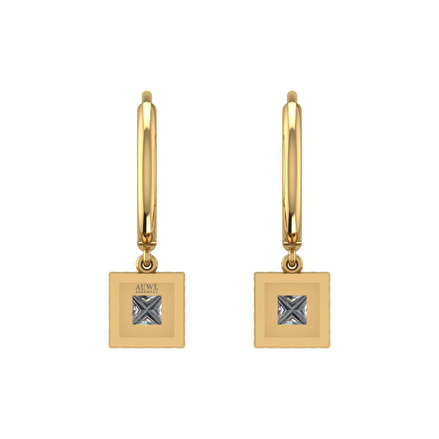 Mystic Hoop Earrings - Halo - Diamond Princess