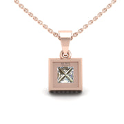 Heavenly Halo Pendant - Diamond Princess