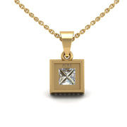 Divine Halo Pendant - Diamond Princess
