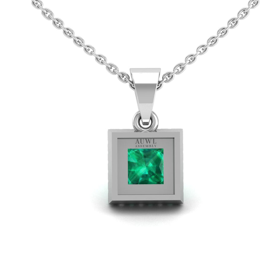 Divine Halo Pendant - Emerald Princess