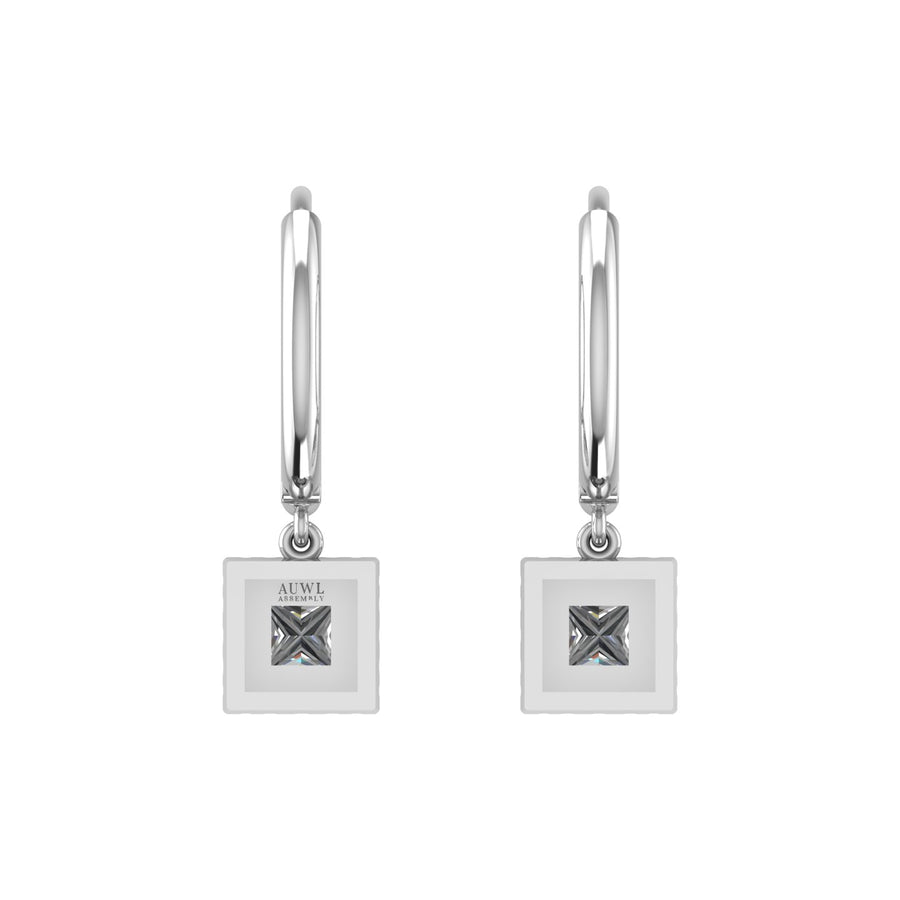 Mystic Hoop Earrings - Halo - Diamond Princess