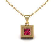 Heavenly Halo Pendant - Ruby Princess