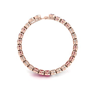Stellar Tennis Bracelet - Ruby Cushion