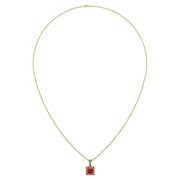Heavenly Halo Pendant - Ruby Princess