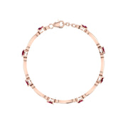Stardust Designer Bracelet - Ruby Trillion