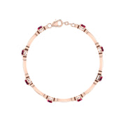 Stardust Designer Bracelet - Ruby Round