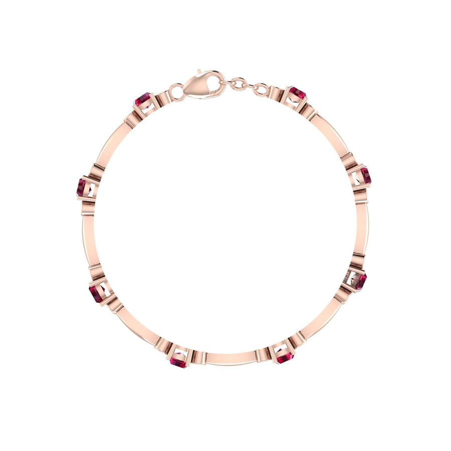 Stardust Designer Bracelet - Ruby Round