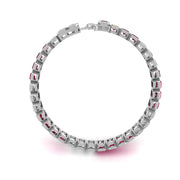 Stellar Tennis Bracelet - Ruby Emerald