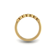 The Big Dipper Seven-Stone Band - Yellow Sapphire Round