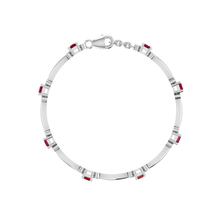 Stardust Designer Bracelet - Ruby Emerald