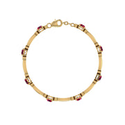 Stardust Designer Bracelet - Ruby Round