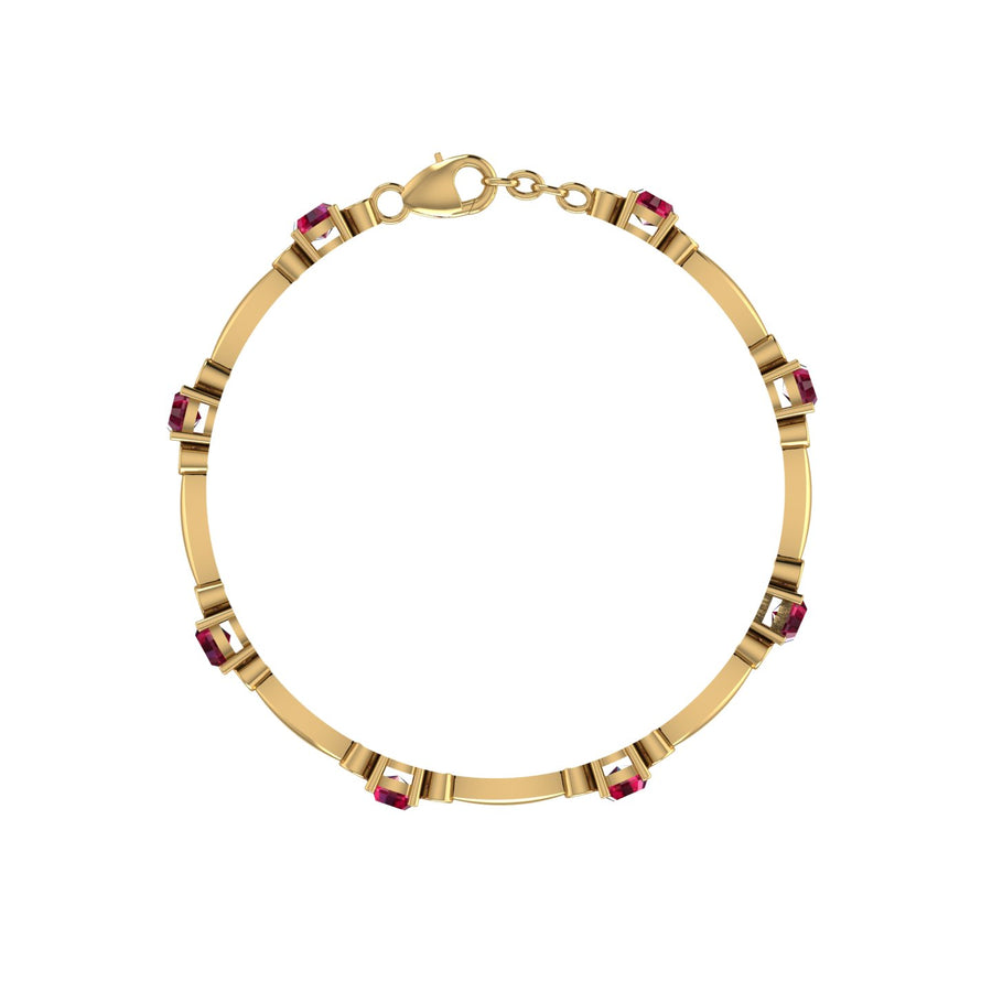 Stardust Designer Bracelet - Ruby Round