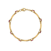 Stardust Designer Bracelet - Ruby Trillion