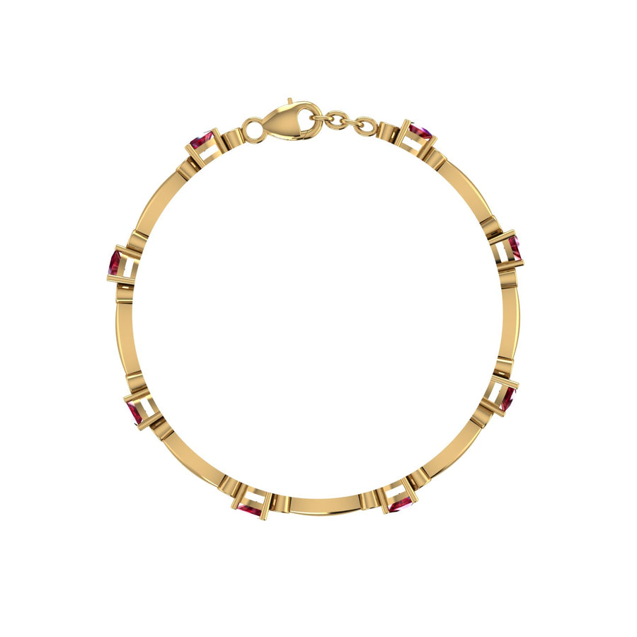 Stardust Designer Bracelet - Ruby Trillion