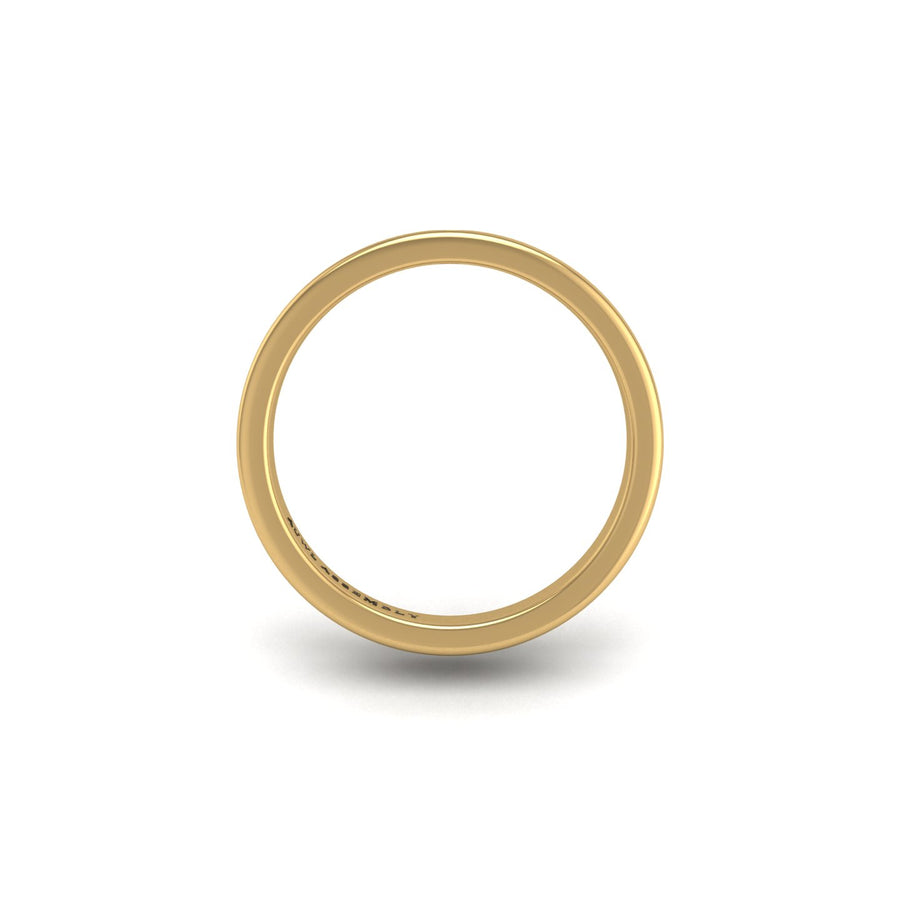 Forever One Single-Stone Band - Yellow Sapphire Round