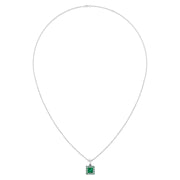 Divine Halo Pendant - Emerald Princess