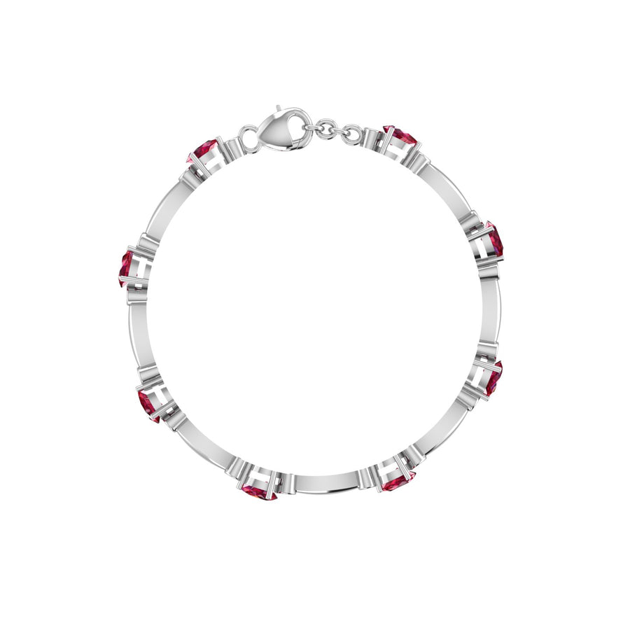 Stardust Designer Bracelet - Ruby Pear