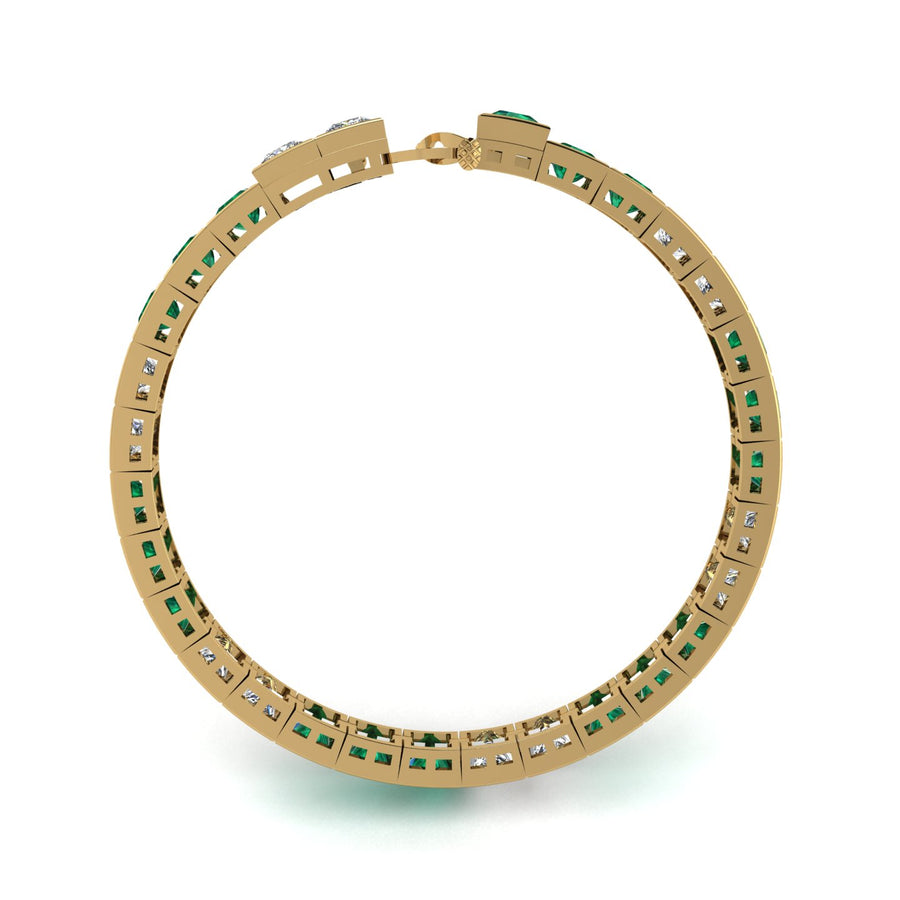 Stellar Tennis Bracelet - Emerald Princess