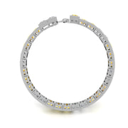Stellar Tennis Bracelet - Yellow Sapphire Princess