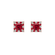 Cosmic Stud Earrings - Halo - Ruby Princess