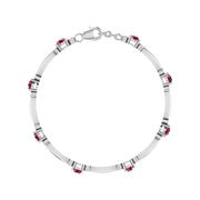 Stardust Designer Bracelet - Ruby Oval
