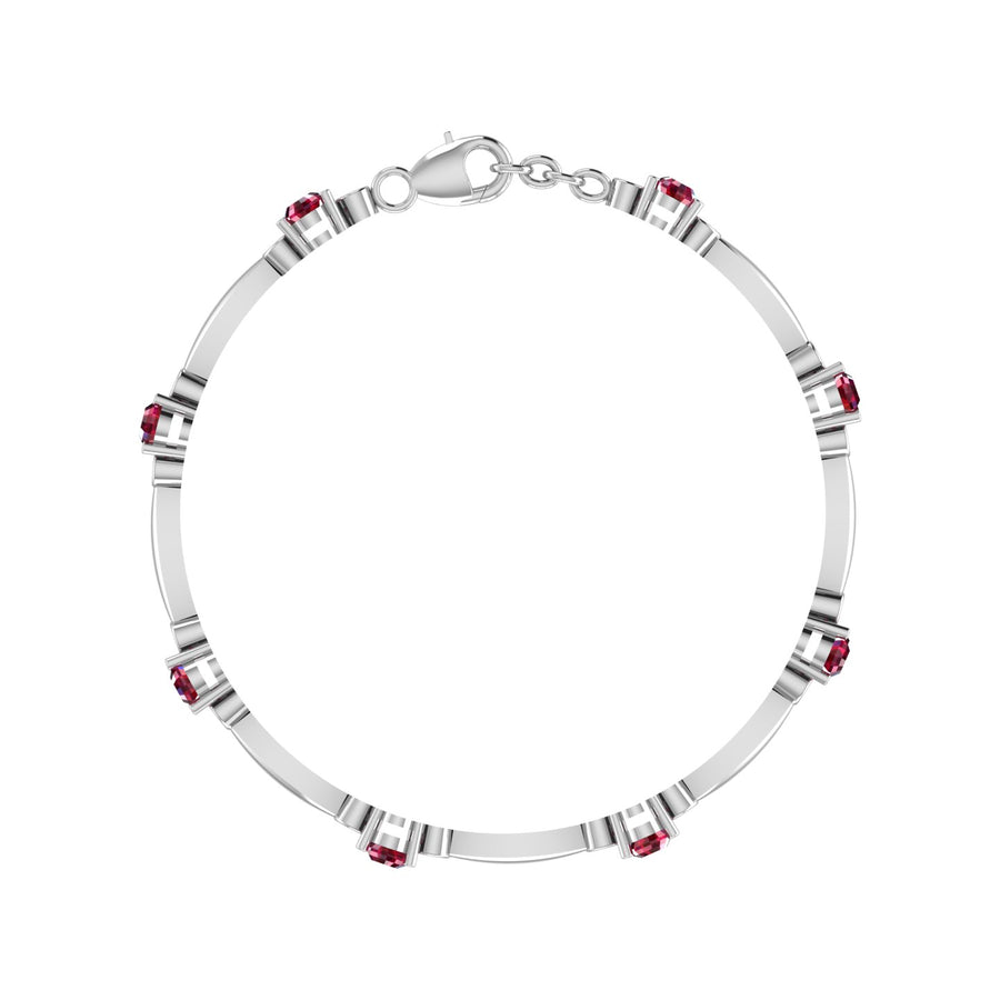 Stardust Designer Bracelet - Ruby Oval