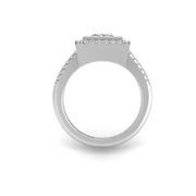 Starry Halo Ring - Diamond Princess