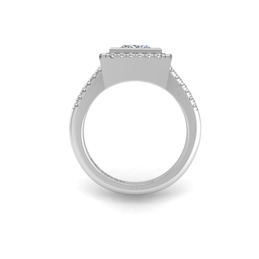 Starry Halo Ring - Diamond Princess