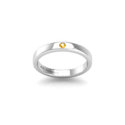 Forever One Single-Stone Band - Yellow Sapphire Round