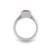 Celestial Solitaire Ring - Ruby Princess